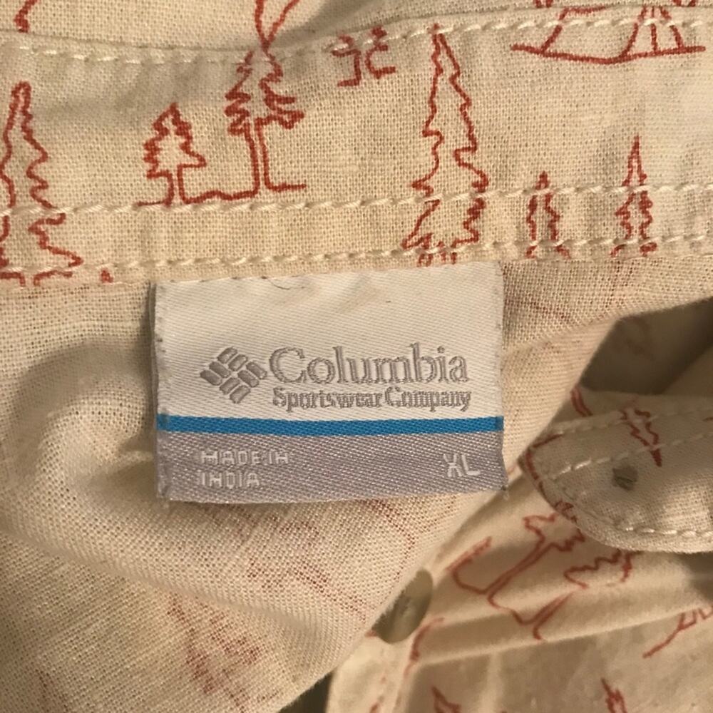 Columbia Sportswear camp theme shirt SZ XL - Picture 7 of 8